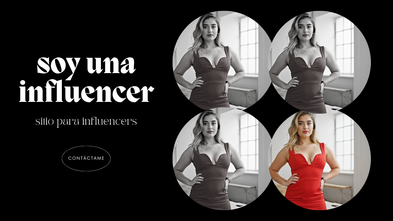 Landing page para influencer